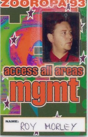 U2 Zooropa laminate